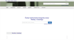 Desktop Screenshot of biblio.chmi.cz
